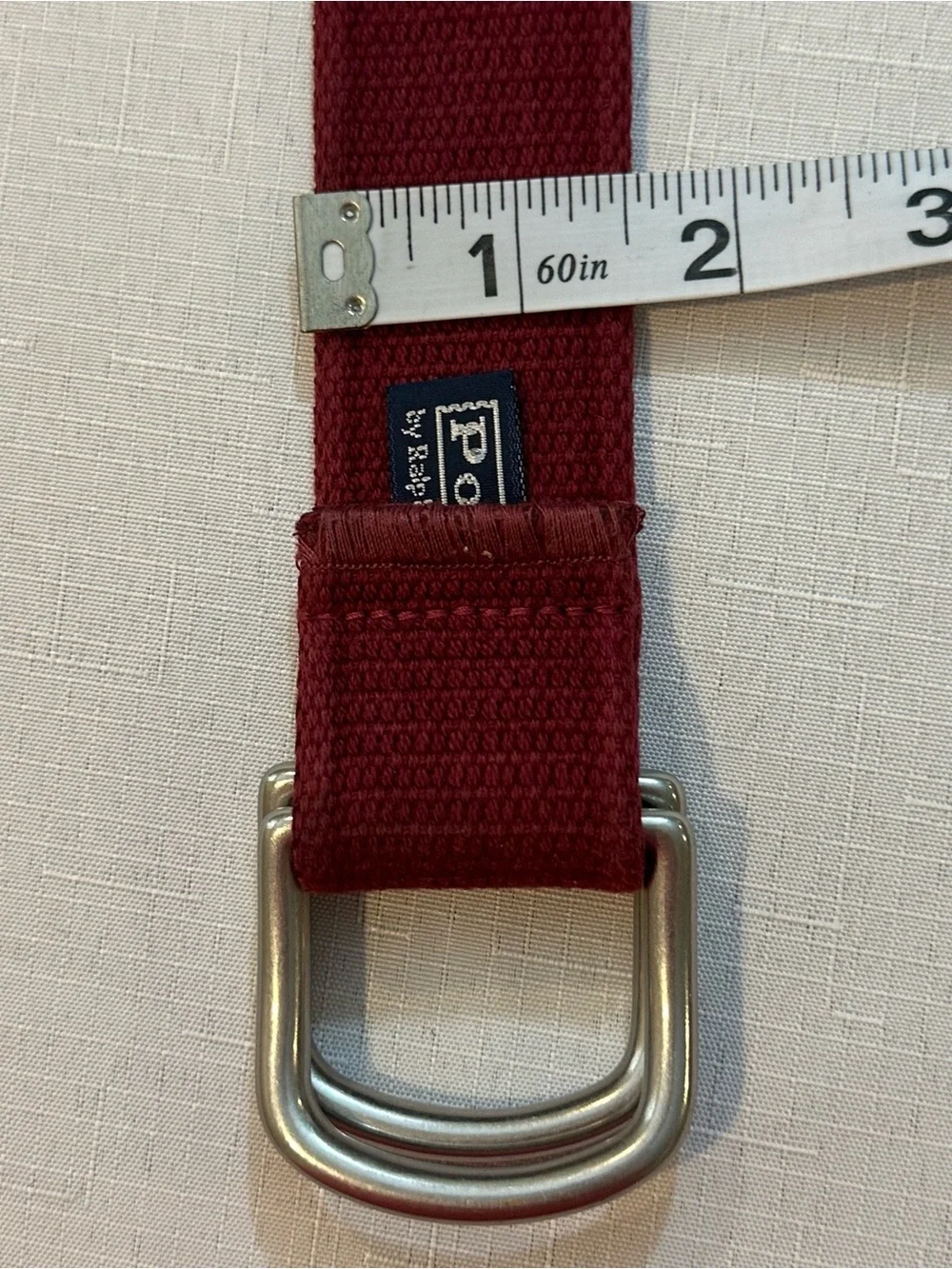 Polo Ralph Lauren Red Web D-Ring Belt One Size